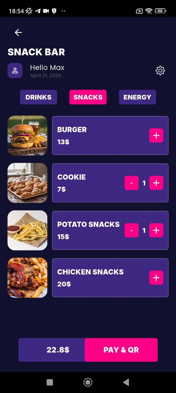 Payment modal preview